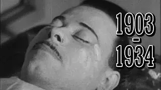 DILLINGER'S JOURNEY TO THE GRAVE: Restored 1934 Newsreel | 16mm Film Scan