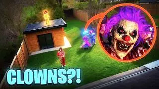We were attacked by KILLER CLOWNS in our own house... THEY GOT DAWSON!!