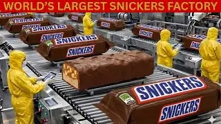 Millions of Snickers Made Daily! Inside the Largest Snickers Factory