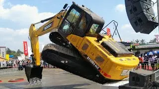 Excavators Stunt Show Part 2 - SANY - #Excon