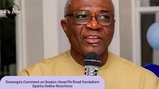 Onanuga&rsquo;s Comment on Ibadan&ndash;Ilesa/Ife Road Vandalism Sparks Online Reactions