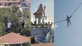 V-10 3/1/23 nathdwara trip with bro vedant😎#amusementpark #zipline #rides