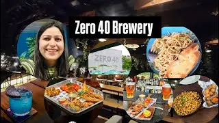 Inside Zero40 Brewery Financial District | Food, Drinks & Party Vibes | Best Brewery In Hyderabad 