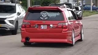 Modified Cars Leaving A CarShow! - 2JZ SUPRA, CHASER, LBWK F430, RWB 911, R34 GTR, 700HP CORADO