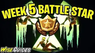 Week 5 BATTLE STAR Location! Fortnite SEASON X (Catastrophic Challenge)