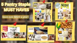 5 Pantry Staples That Make 20+ Meals & Save $500+ a Year | Frugal Living & Budget Cooking