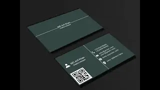 Simple business card design in pixellab professional business card design