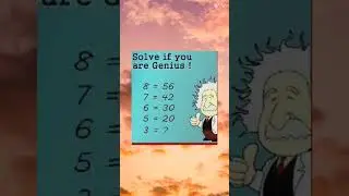 solve if you are genius!only genius can!🤔🤔🤔🤔🤔🤔🤔🤔🤔🤔#einstein #maths