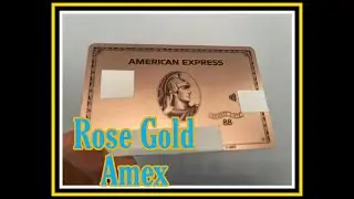 Rose Gold Amex Unboxing & Review