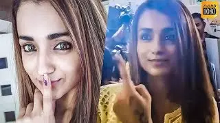 LIVE VIDEO: Trisha's Candid Moments in Polling Booth | Lok Sabha Elections 2019