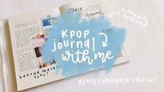 🌊 kpop journal with me ; ateez [ collab with milkcloud! ]