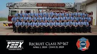 Recruit Fire Class No. 167 Graduation