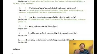 Testable Questions 2.1