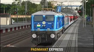 14208 Padmavat Express | Train Simulator | Lucknow - Varanasi | Indian Train | Rail Road Games