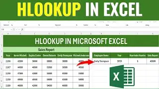 How To Use HLOOKUP Formula in Microsoft Excel || HLOOKUP in Excel || HLOOKUP FUNCTION || HLOOKUP
