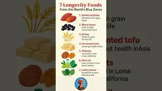 Blue Zones Superfoods for Seniors | Longevity & Healthy Aging Tips #healthyeating #healthyfood