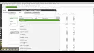 QuickBooks Transaction Detail Report By Vendor