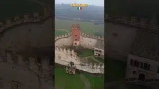 Soave Castle 🇮🇹 &ndash; Italy&rsquo;s Most Beautiful Medieval Fortress!  #italy #travel #drone