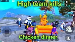 High Kill Chicken Dinner 🐔 | BGMI Squad Gameplay | by spyder spike