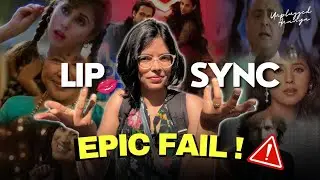 AWKWARD LIP SYNC in Bollywood Songs | Unplugged Ananya