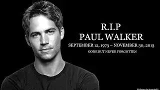 Paul Walker - Remember! | Pamiętamy!