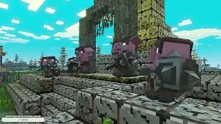 Играем minecraft legends