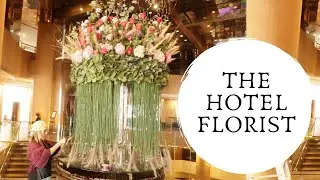 Hotel Lobby-Flower Installation