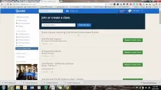 Create a Class in Quizlet