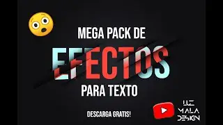🔝 PACK TREMENDO DE EFECTOS PARA TEXTO EN PSD - AWESOME PACK OF EFFECTS FOR TEXT IN PSD