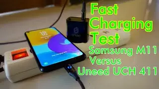 Wall Charger Quick Charge Test Adaptive Fast Charging Samsung M11 With Uneed UCH411