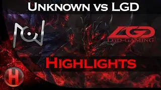UNKNOWN vs.  LGD Highlights @The Frankfurt Major