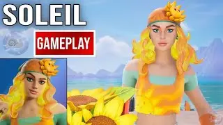 New Soleil Skin Gameplay (February 2026 Crew Pack) (Fortnite)
