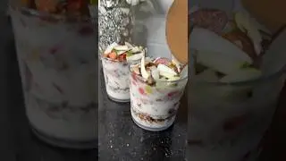 THE BEST WAY TO MAKE YOUR PARFAIT 🤤 #parfait #shorts #youtubeshorts #shortfeed #goviral #goviral