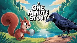 The Clever Squirrel: A One Minute Story 🐿️✨
