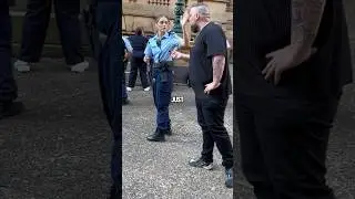Rizzing up the police #police #pranks