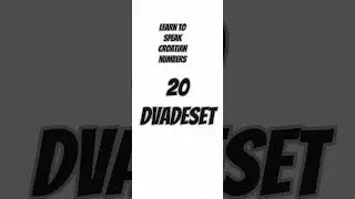 how to count 11 to 20 in croatian language