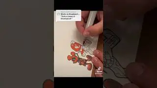 Drawing Mario x Deadpool