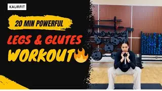 20 MIN LEGS & GLUTES WORKOUT at Home | Build Strong Thighs & Booty (No Gym)