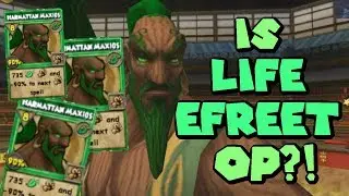 Wizard101 Champion (120) Life PvP: USING NEVER BEFORE SEEN LIFE EFREET!