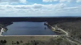 Bixhoma Lake on a High Wind Advisory Day | Windy Drone Challenge