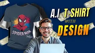 How to Create T-Shirt Designs with AI in Minutes! (No Design Skills Needed) | #teesplan #photoshop