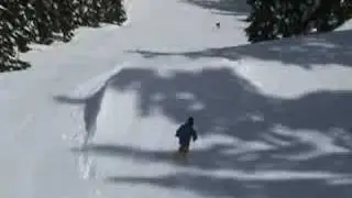 Dru Brownrigg snowboarding