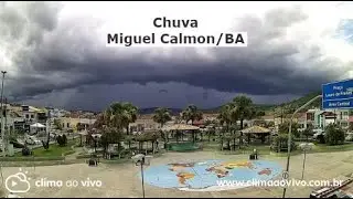 Avan&ccedil;o de chuva em Miguel Calmon/BA e Povoado de Fran&ccedil;a - 20/11/20