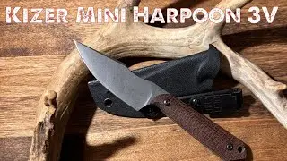 This Budget Fixed Blade is Built for EDC | Kizer Mini Harpoon 3V |