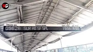 09628 SOLAPUR - AJMER Special Train Announcement at Kota Junction