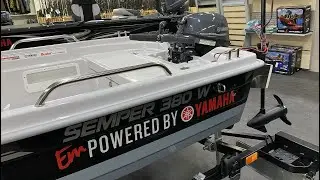 Semper 380W Yamaha F9.9  ł&oacute;dź wędkarska #ł&oacute;dźwędkarska #wędkarstwo #semper