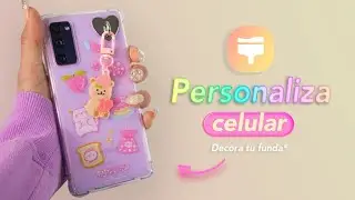 ✧‧₊˚ Decora tu celular súper bonito DESDE CERO / personaliza tu funda ☁💕