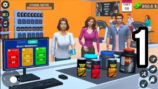 MY GYM SIMULATOR FITNESS STORE ANDRIOD GAMEPLAY #1