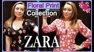 ZARA SHOPPING GUIDE/THE SUMMER MUST HAVE ROMANTIC FLORAL PRINT DRESSES & JUMPSUITS TRYON