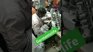 Sewing operator West belt kansa 1minet 7pess.garments operator #shorts #garments #operator